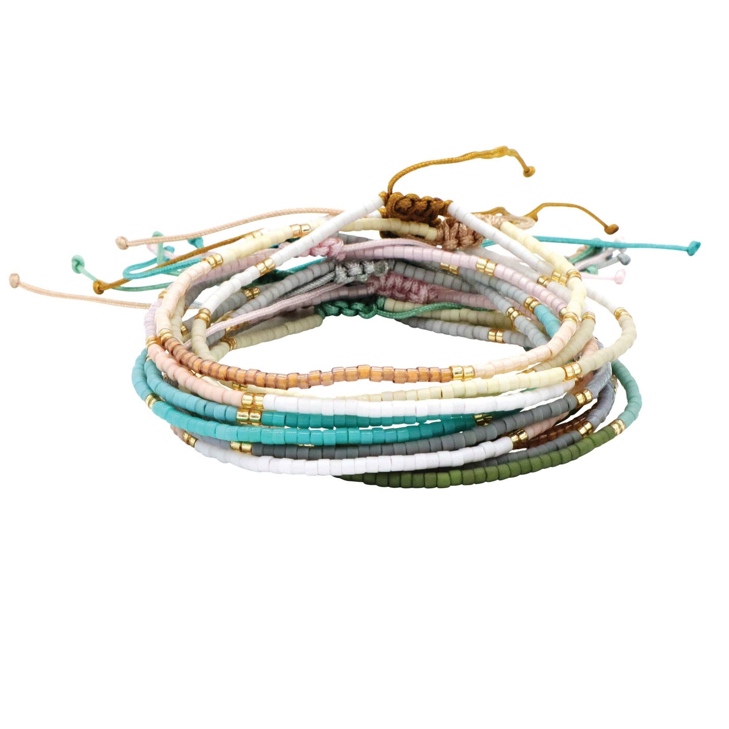 Miyuki Delica Adjustable Bracelets
