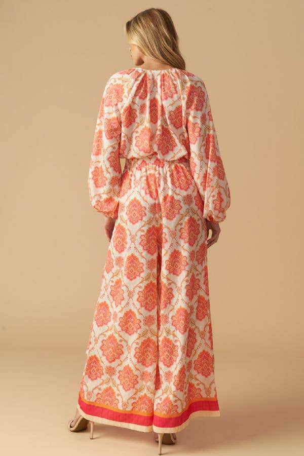 Crushing in Coral Blouse