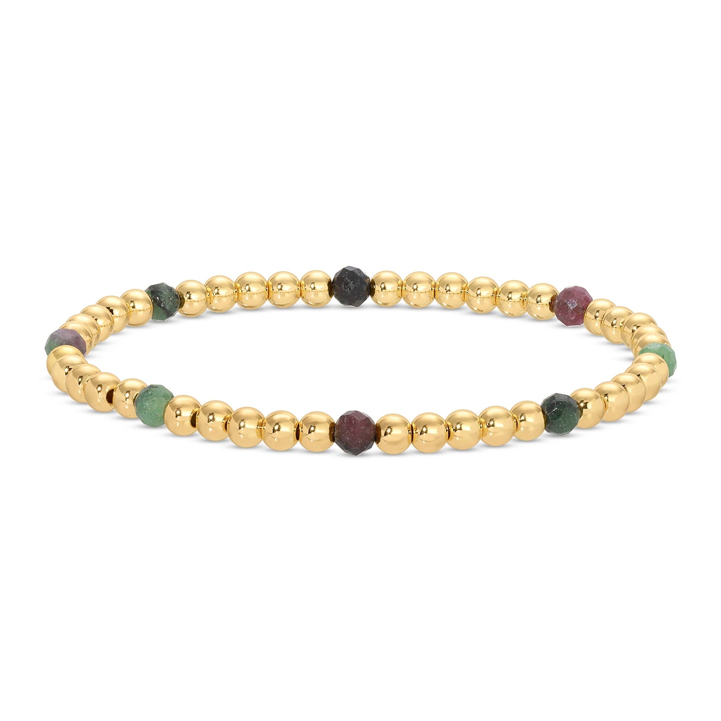 Stretch Beaded Bracelets with stone accents