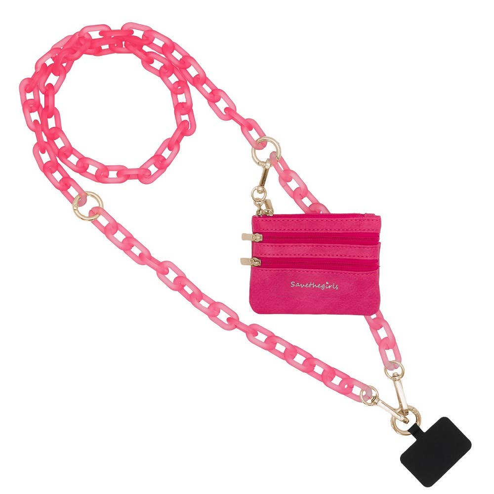 Clip & Go Ice Chain with Pouch: Black Chain with Black Pouch