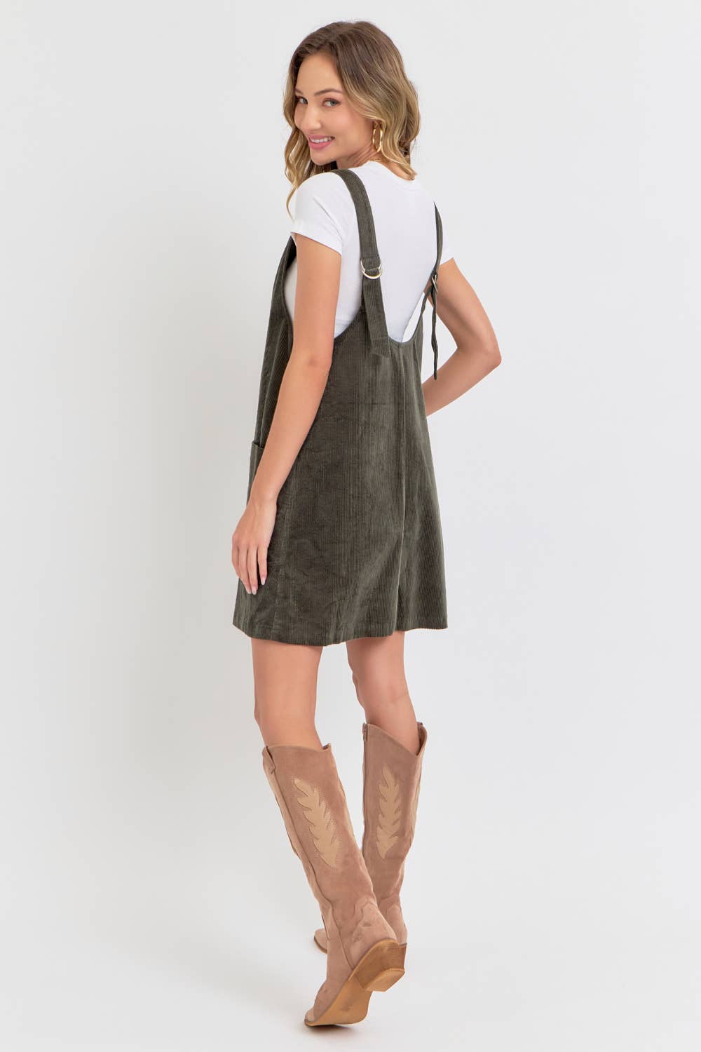 Corduroy Mini Dress