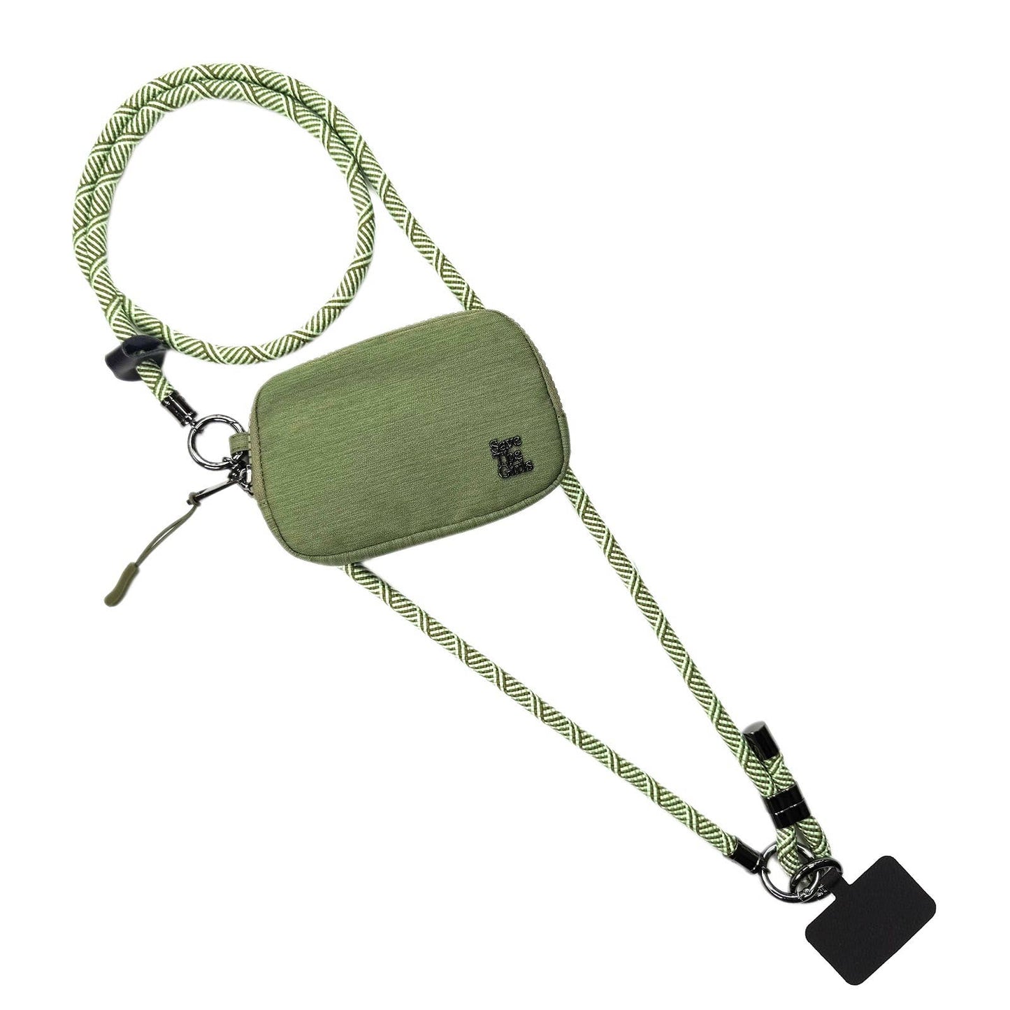 Active Crossbody w/RFID Pouch Single Rope: Aqua