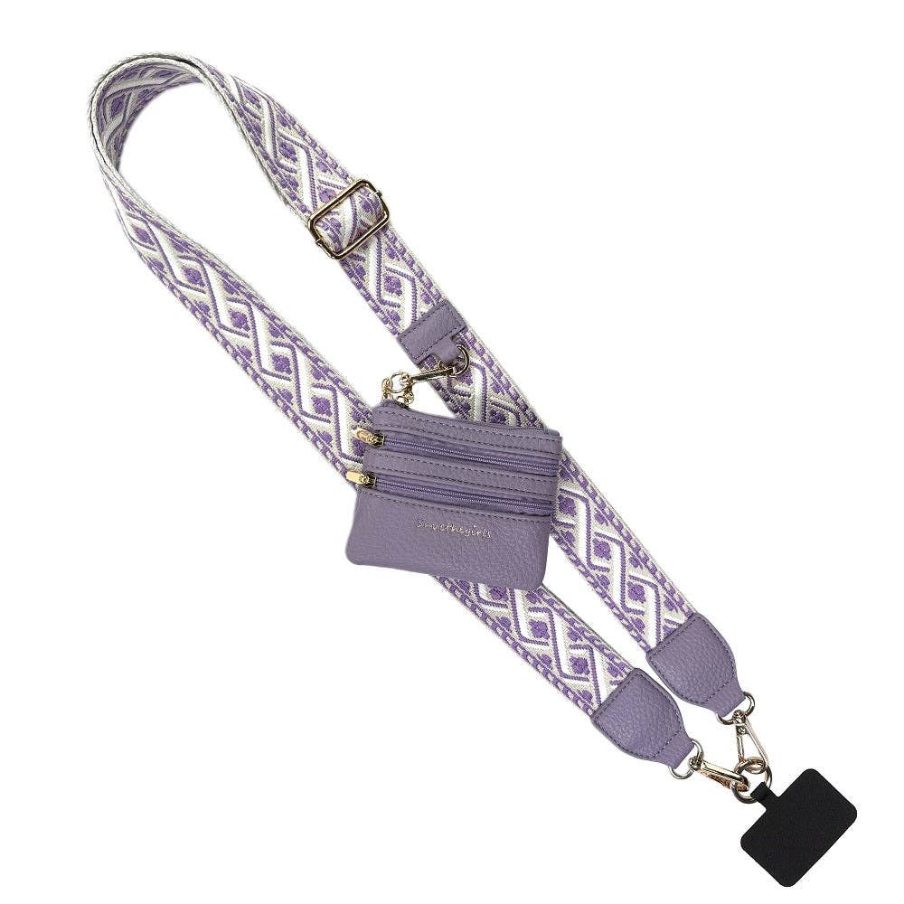 Clip & Go Strap w/Zippered Pouch XOXO: Orange