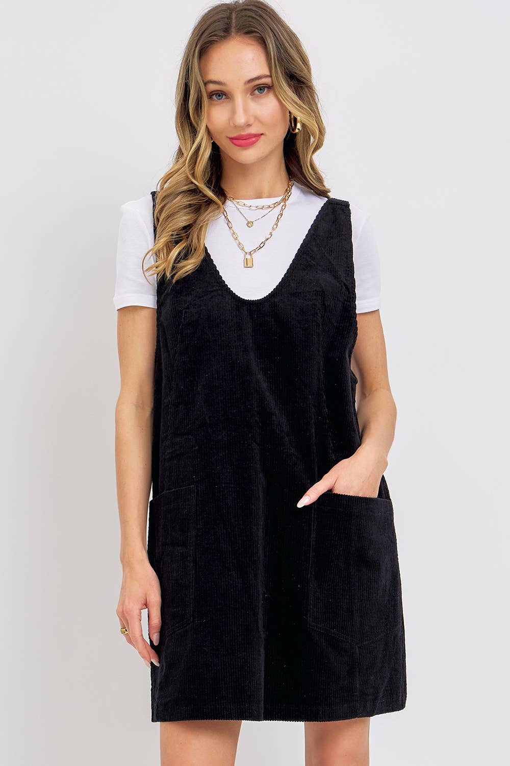 Corduroy Mini Dress