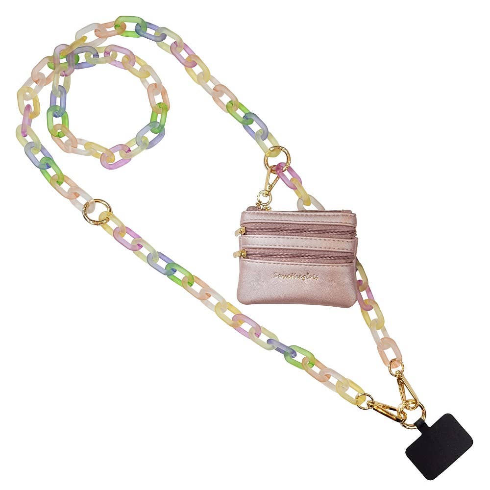 Clip & Go Ice Chain with Pouch: Black Chain with Black Pouch