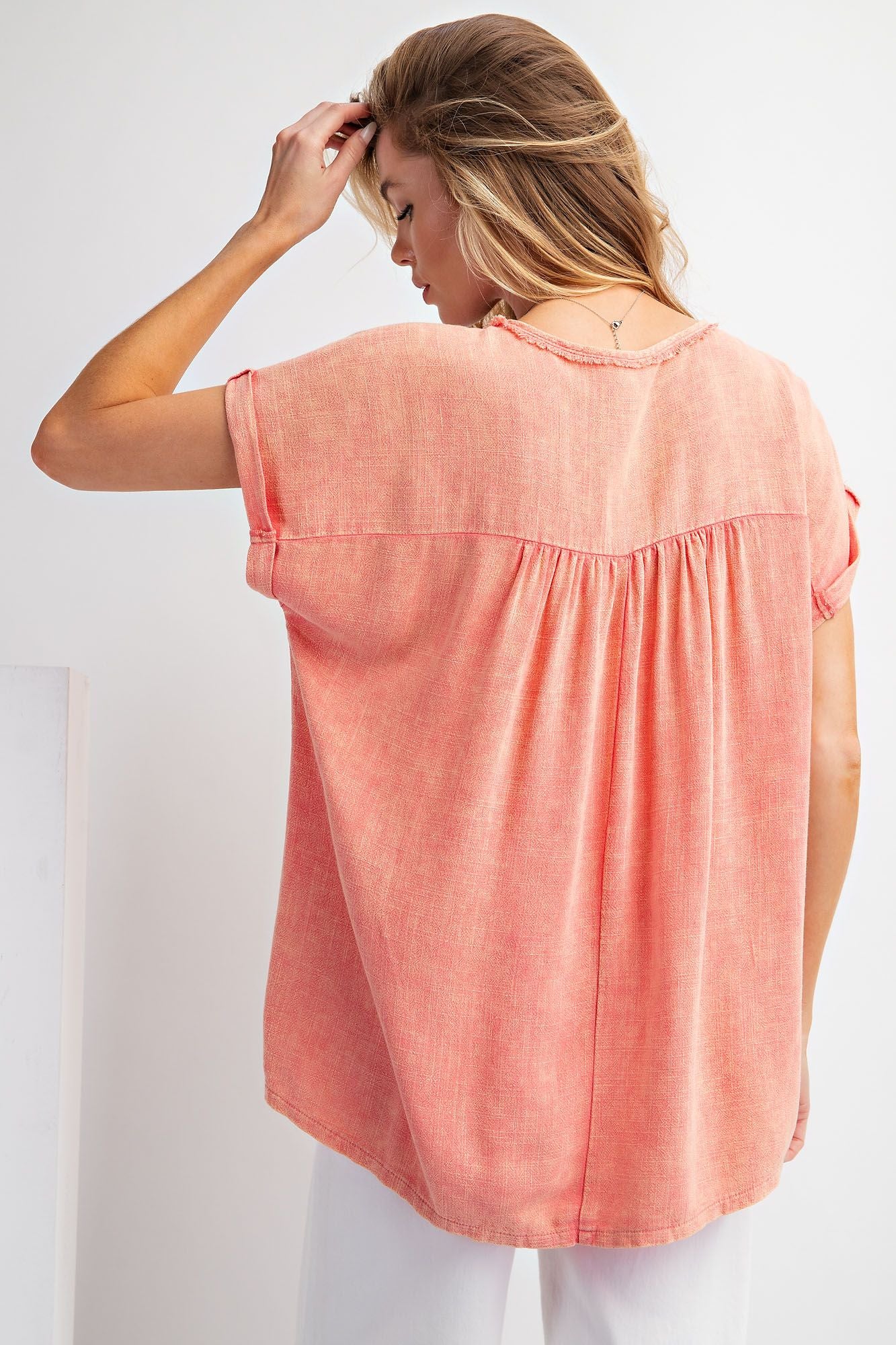 Linen Washed Top