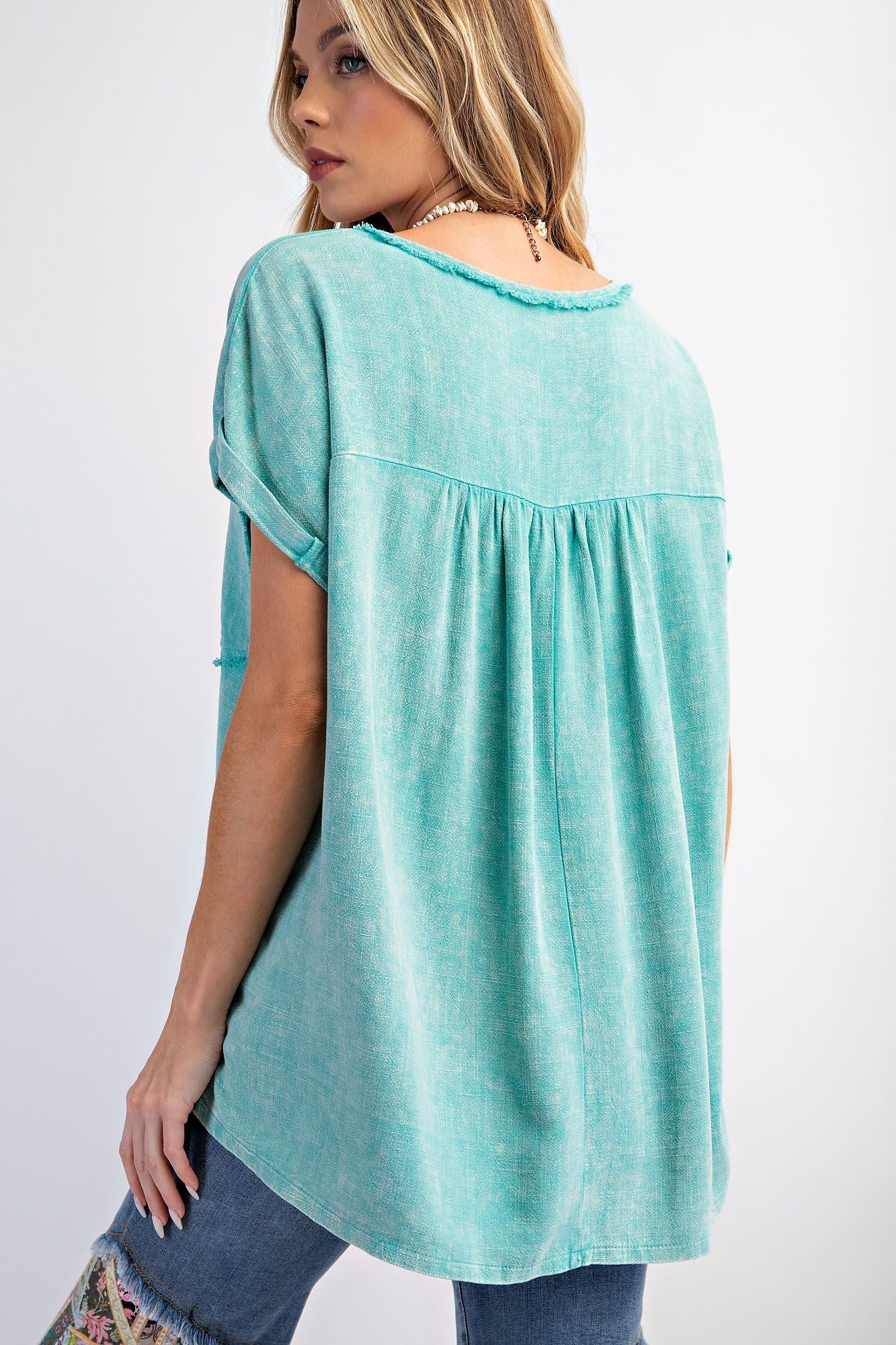Linen Washed Top