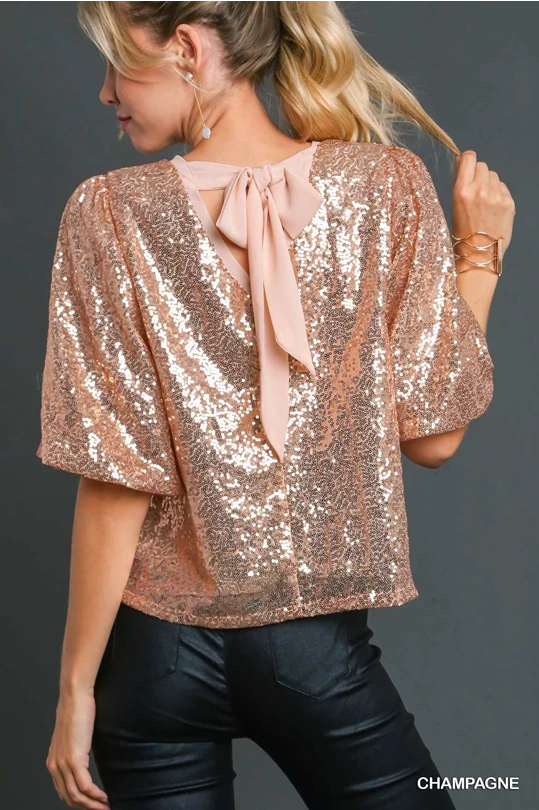 Pop the Champagne Blouse