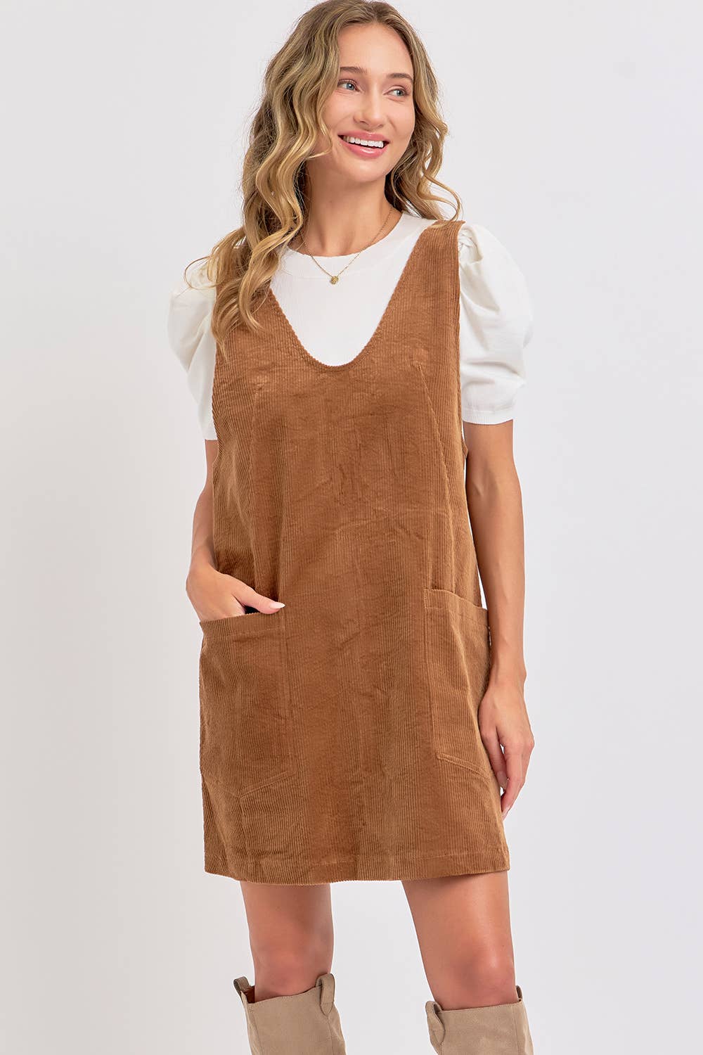 Corduroy Mini Dress