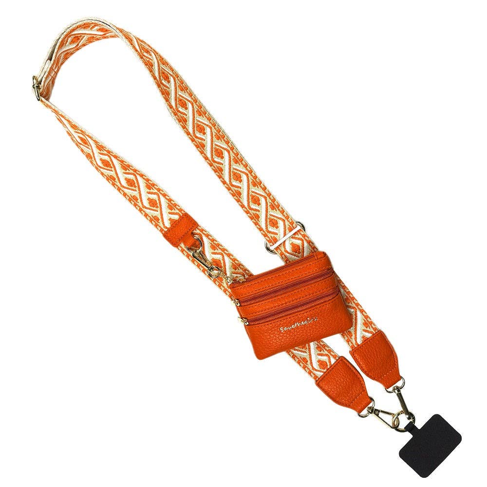 Clip & Go Strap w/Zippered Pouch XOXO: Boysenberry