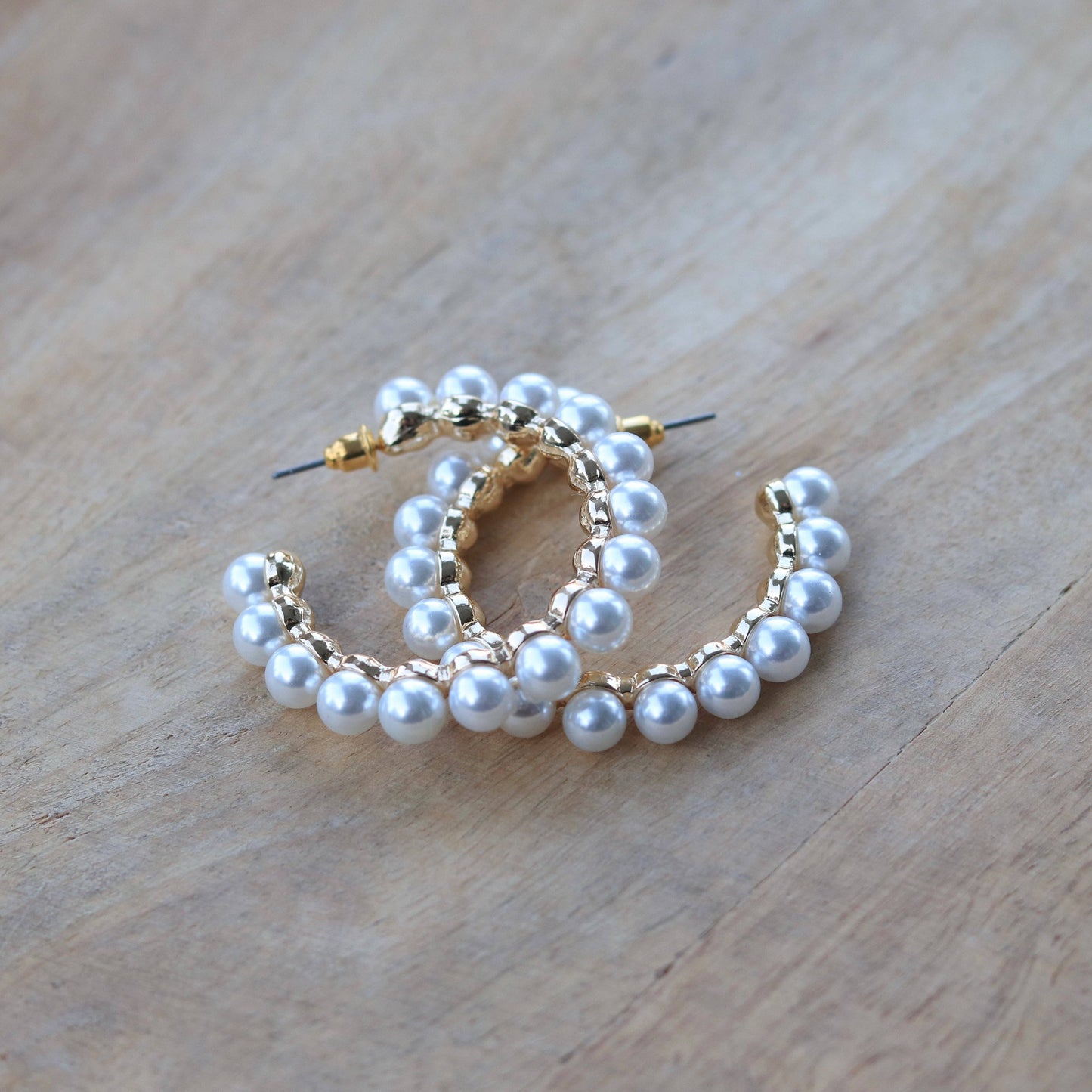 Pearl Hoops