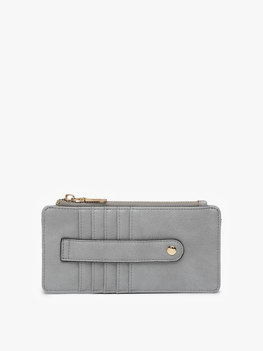 Saige Slim Card Holder Wallet: Cotton-FSB