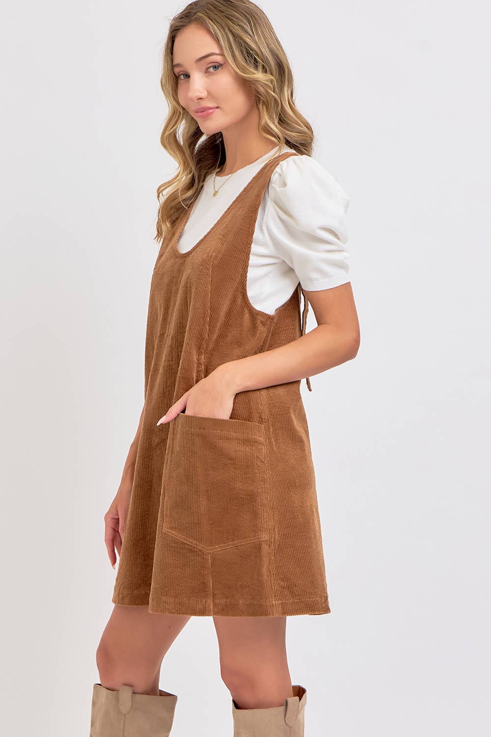 Corduroy Mini Dress