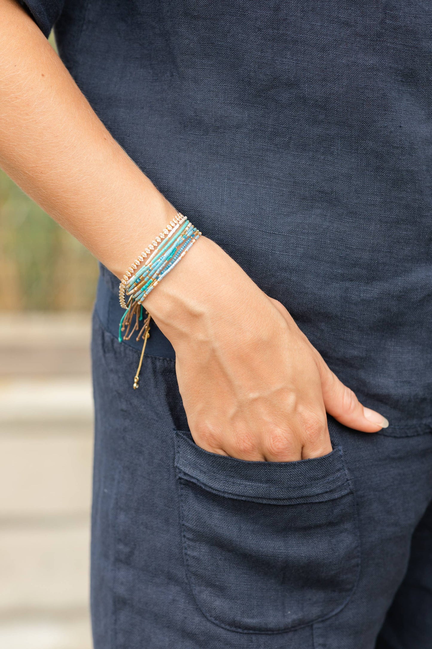 Miyuki Delica Adjustable Bracelets