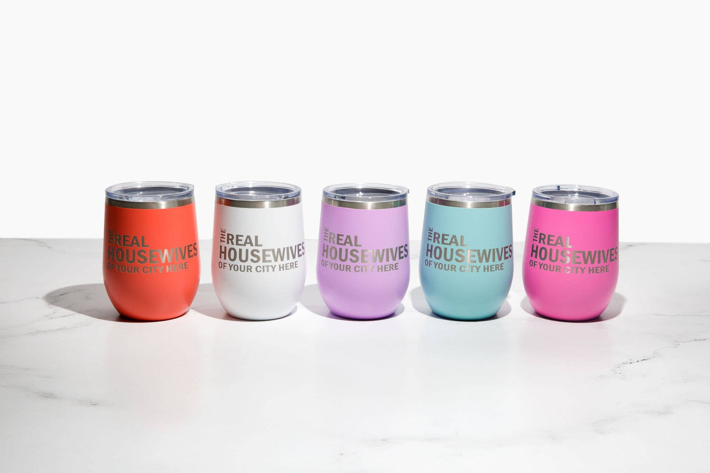 Real Housewives of Lexington Wine Tumbler: Light Purple