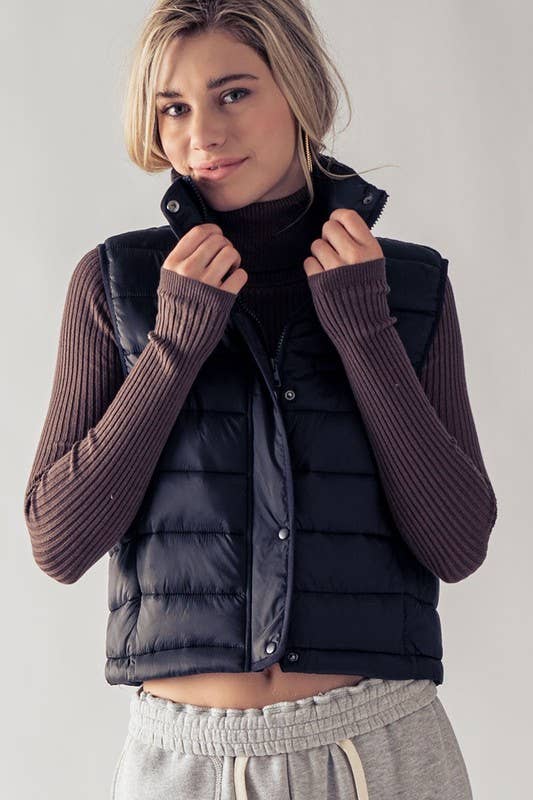 Quilted Puffer Vest