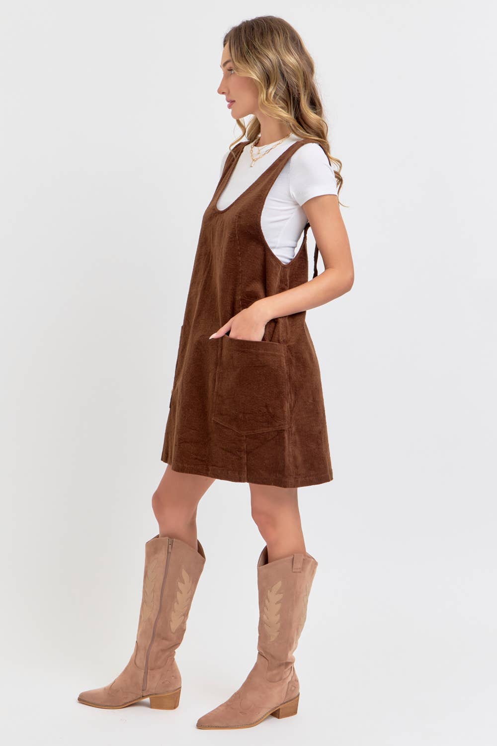 Corduroy Mini Dress