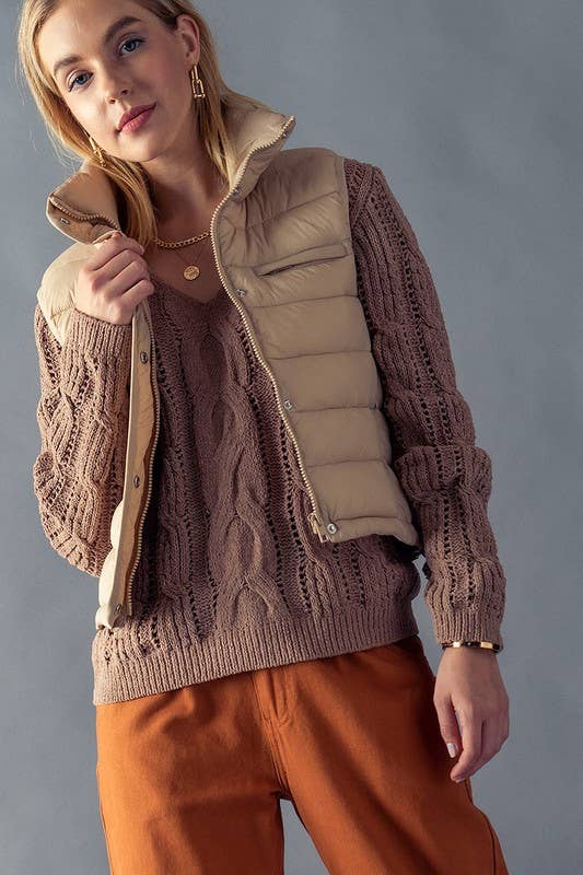 Quilted Puffer Vest