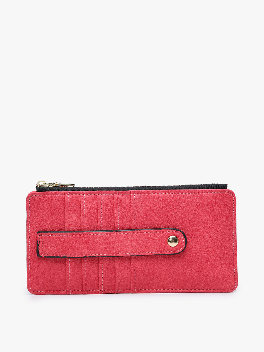 Saige Slim Card Holder Wallet: Cow-FSB