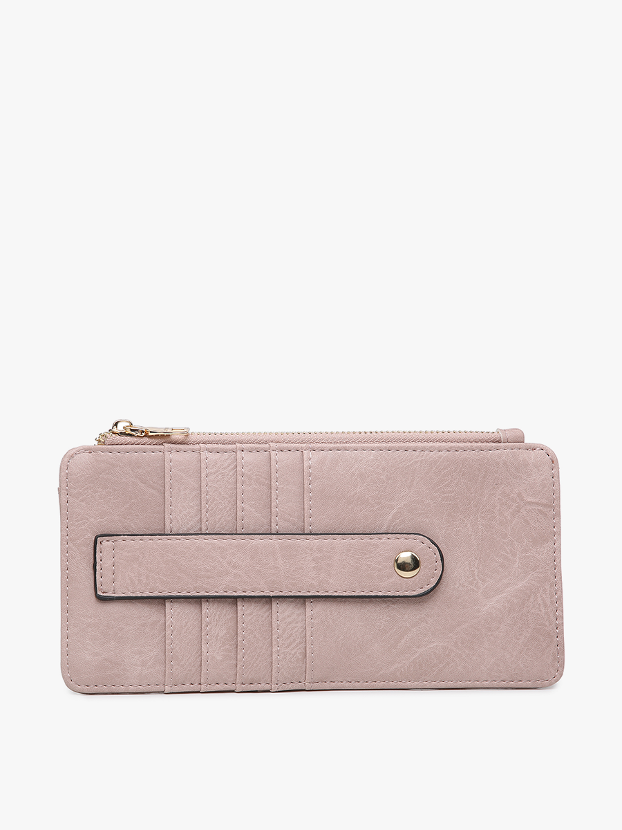 Saige Slim Card Holder Wallet: Cotton-FSB