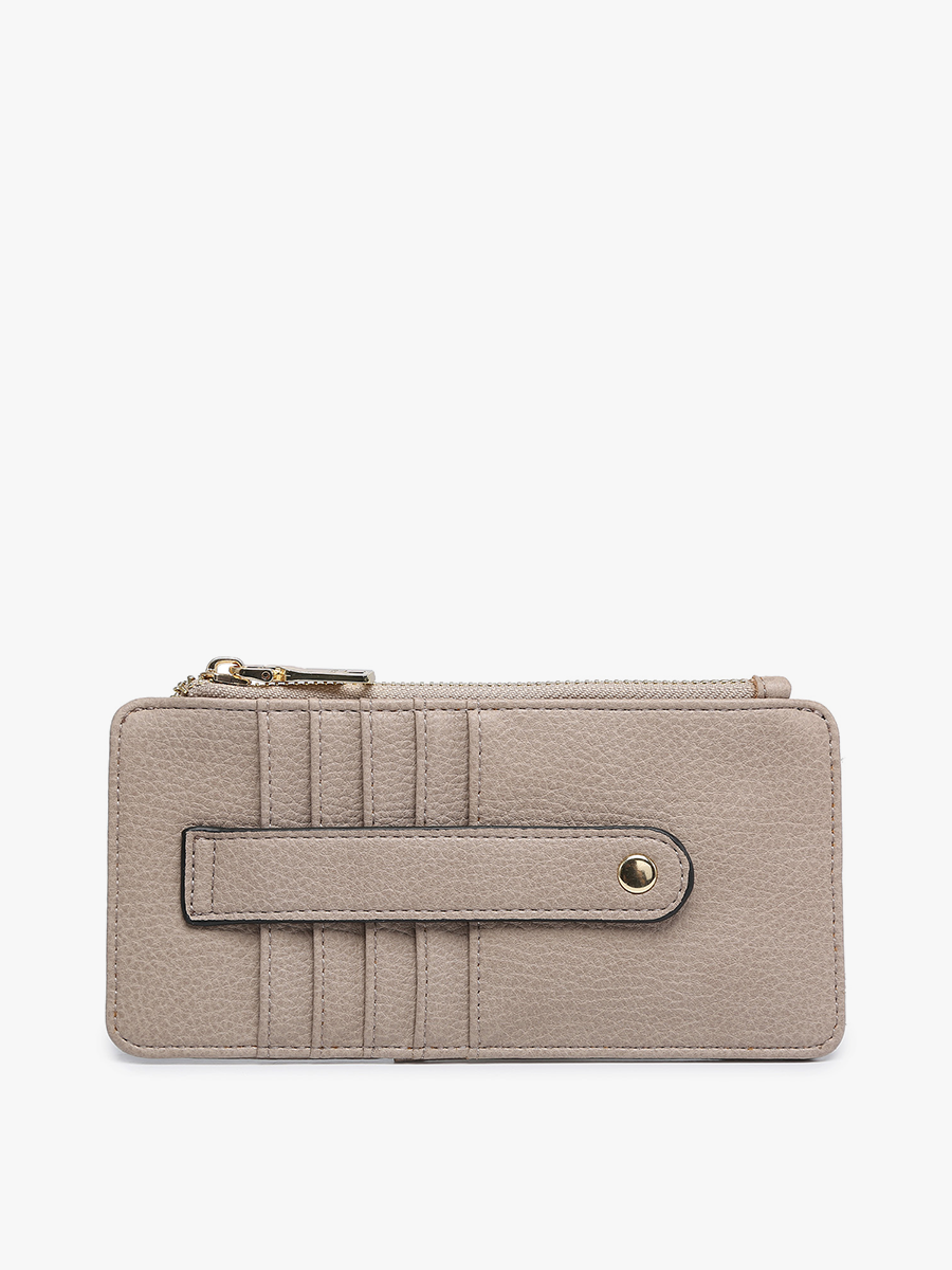 Saige Slim Card Holder Wallet: Cotton-FSB