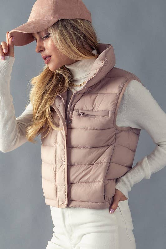 Quilted Puffer Vest