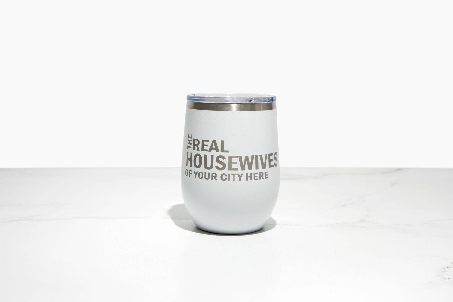 Real Housewives of Lexington Wine Tumbler: Light Purple