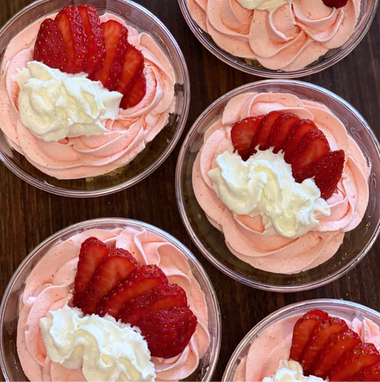 Strawberry “No Bake” Cheesecake