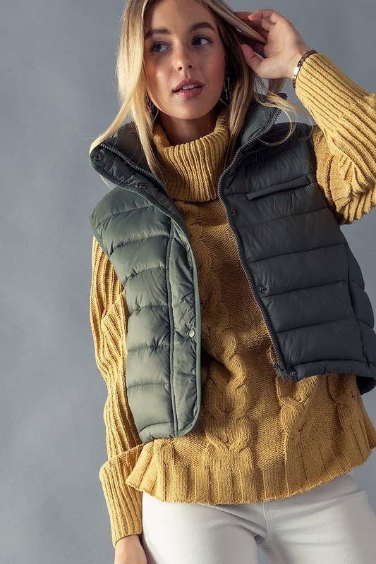 Quilted Puffer Vest