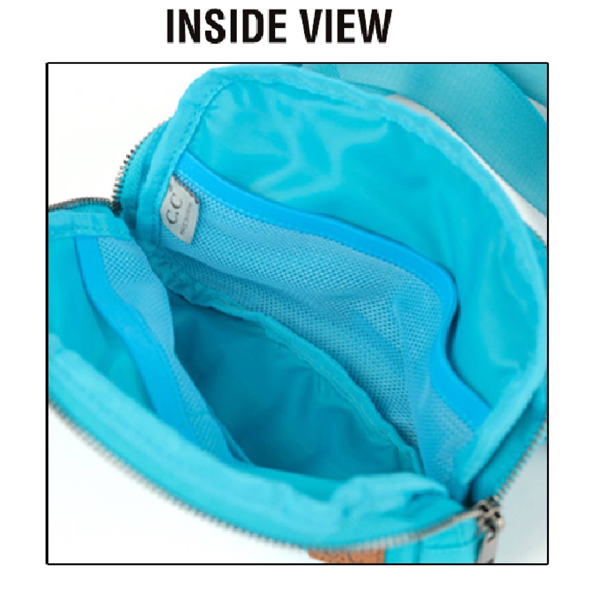 CC Everywhere Waterproof Women's Belt Bag Aqua Blue