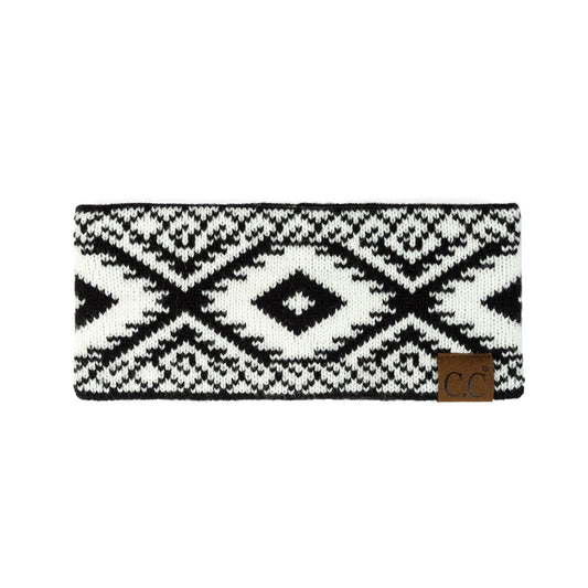 CC Aztec Headwrap Black