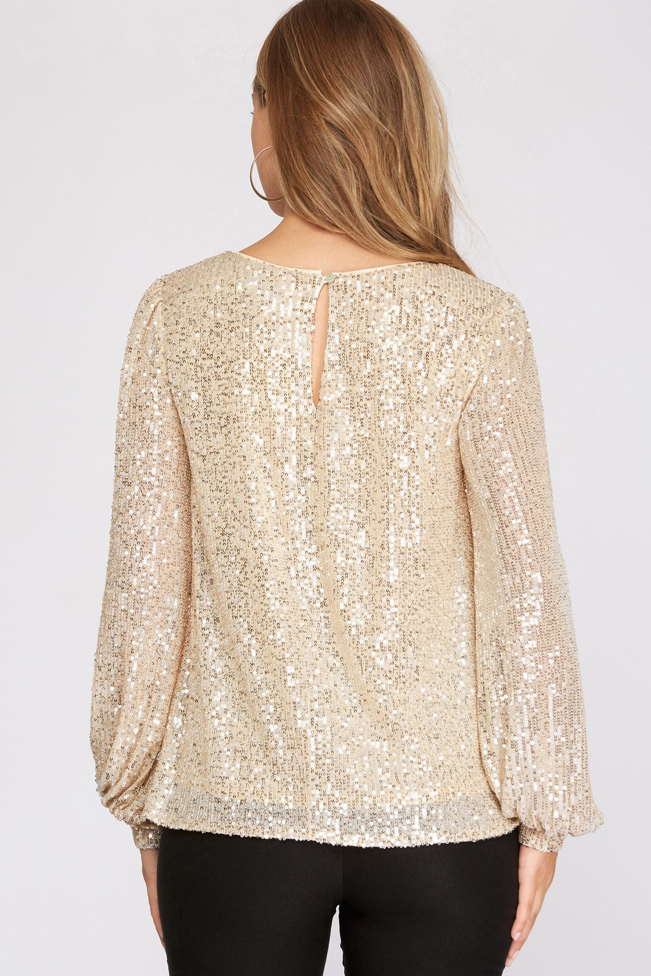 Champagne Sparkle Blouse