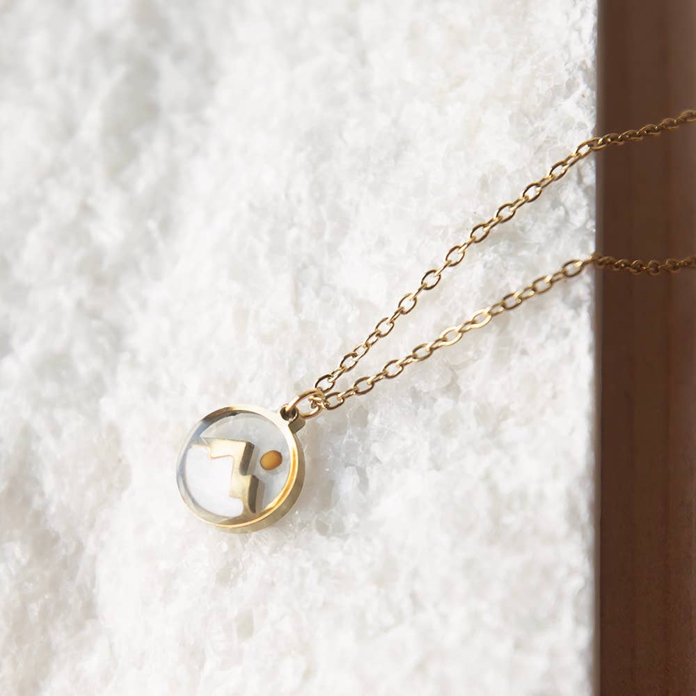 Faith Over Fear Mustard Seed Necklace-Mountain