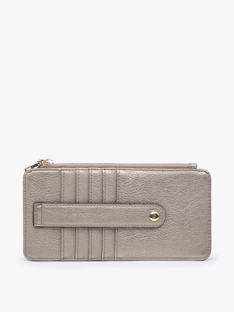 Saige Slim Card Holder Wallet: Cotton-FSB