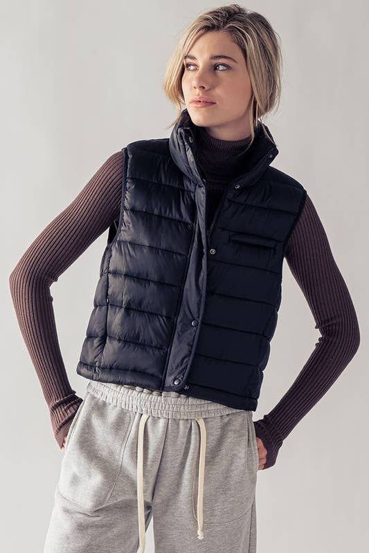 Quilted Puffer Vest