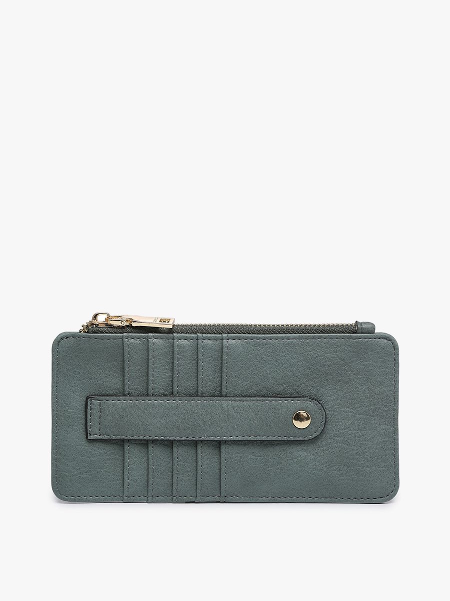 Saige Slim Card Holder Wallet: Cotton-FSB