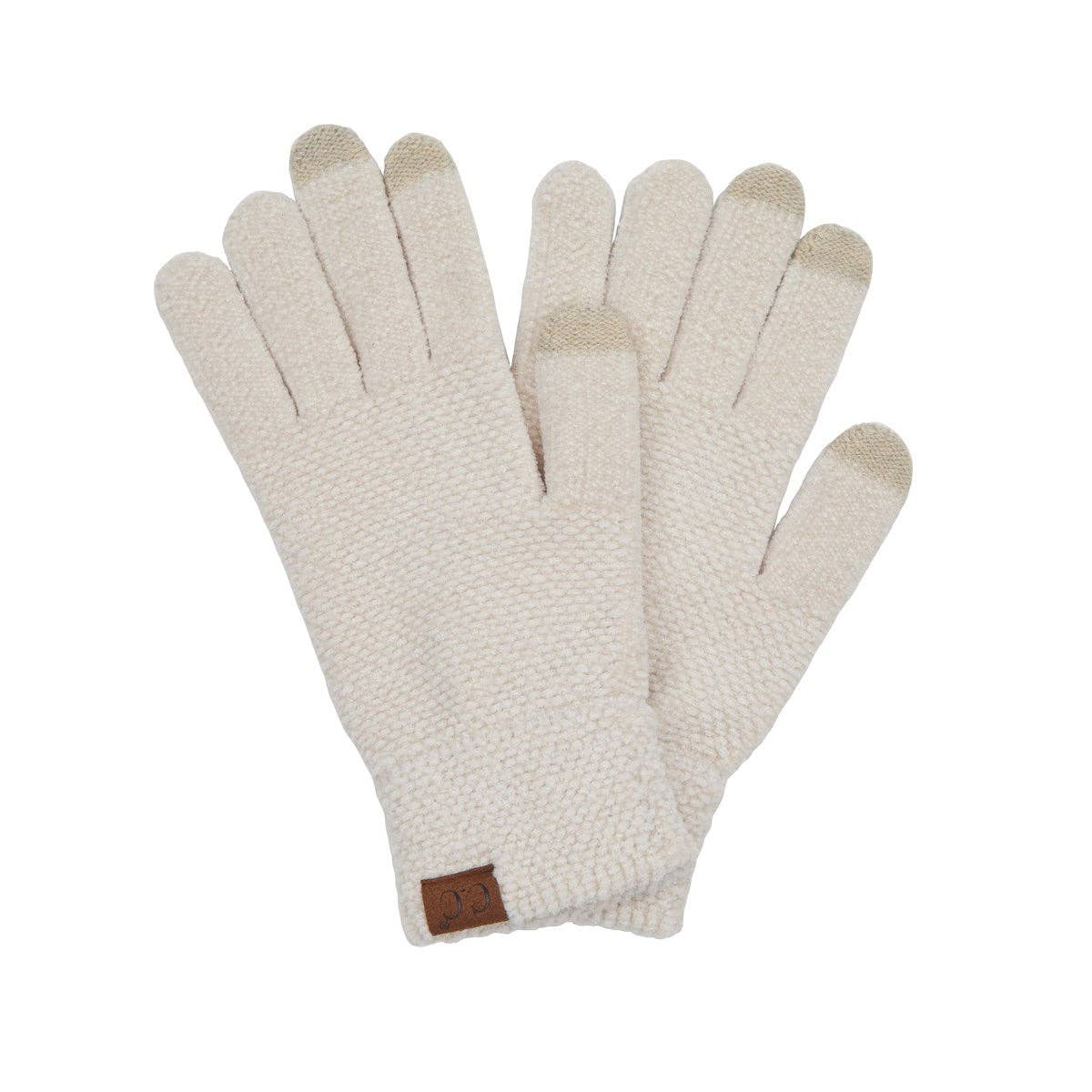 CC Chenille Touchscreen Glove: Mint