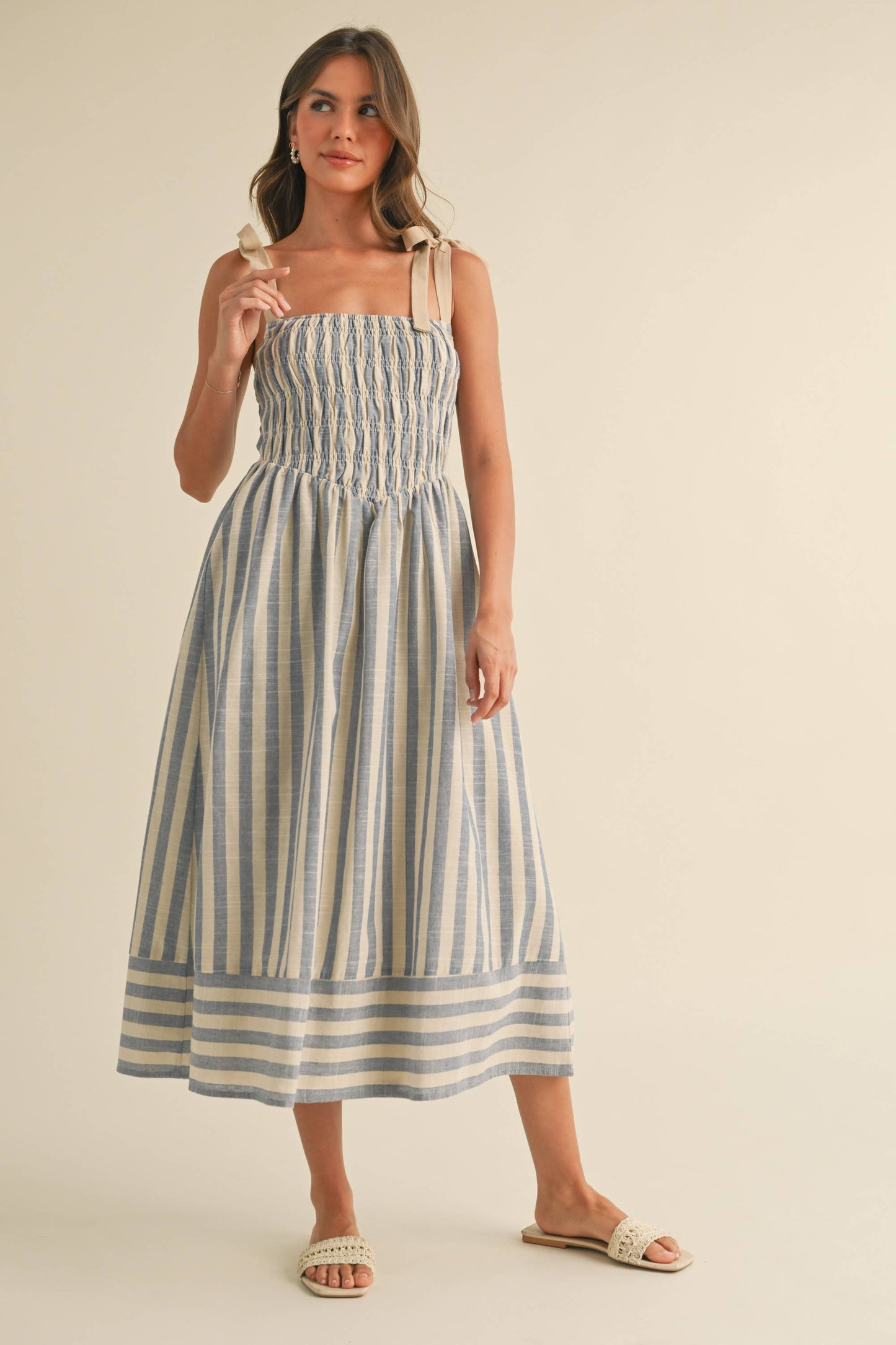 She’s Stunning in a Stripes
