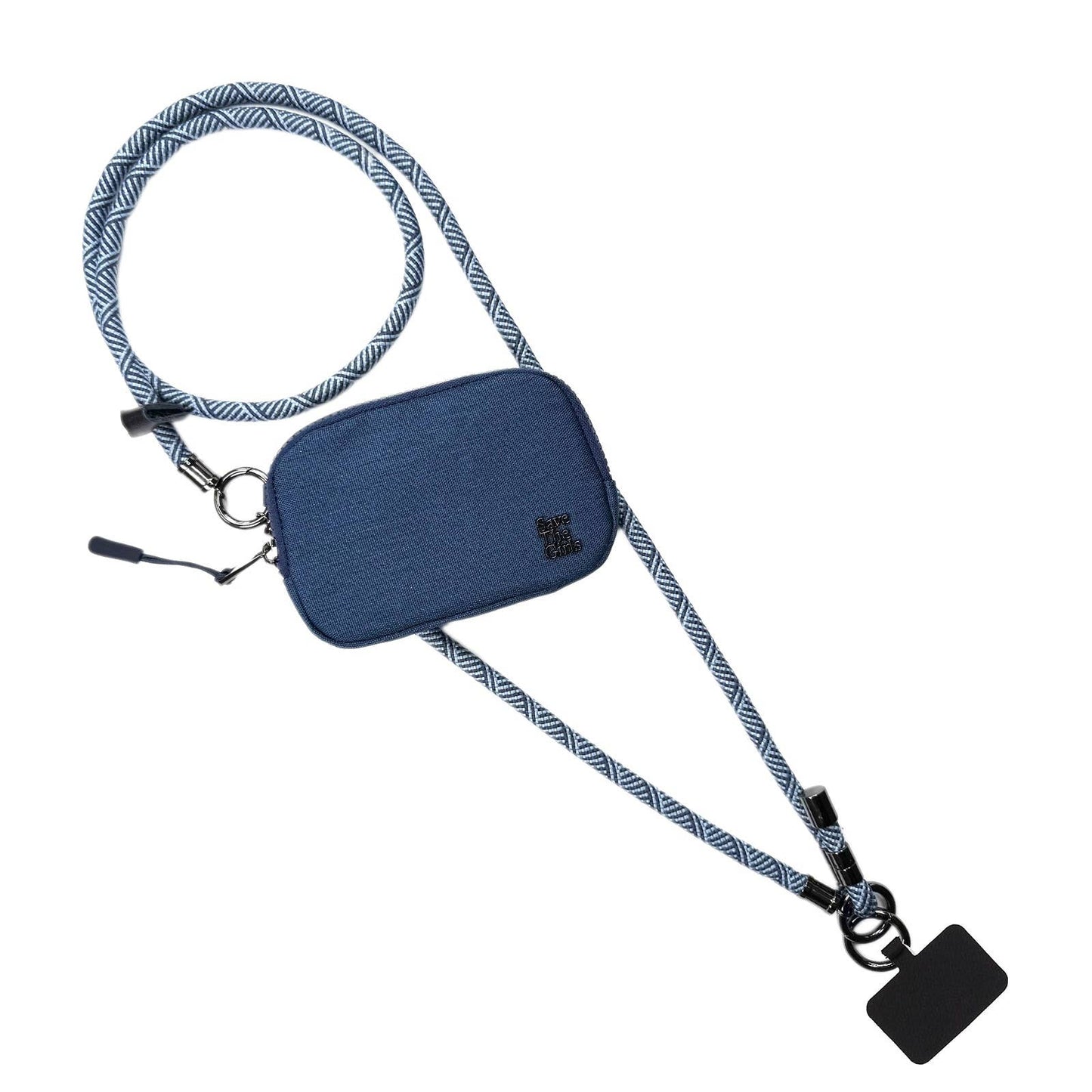 Active Crossbody w/RFID Pouch Single Rope: Aqua