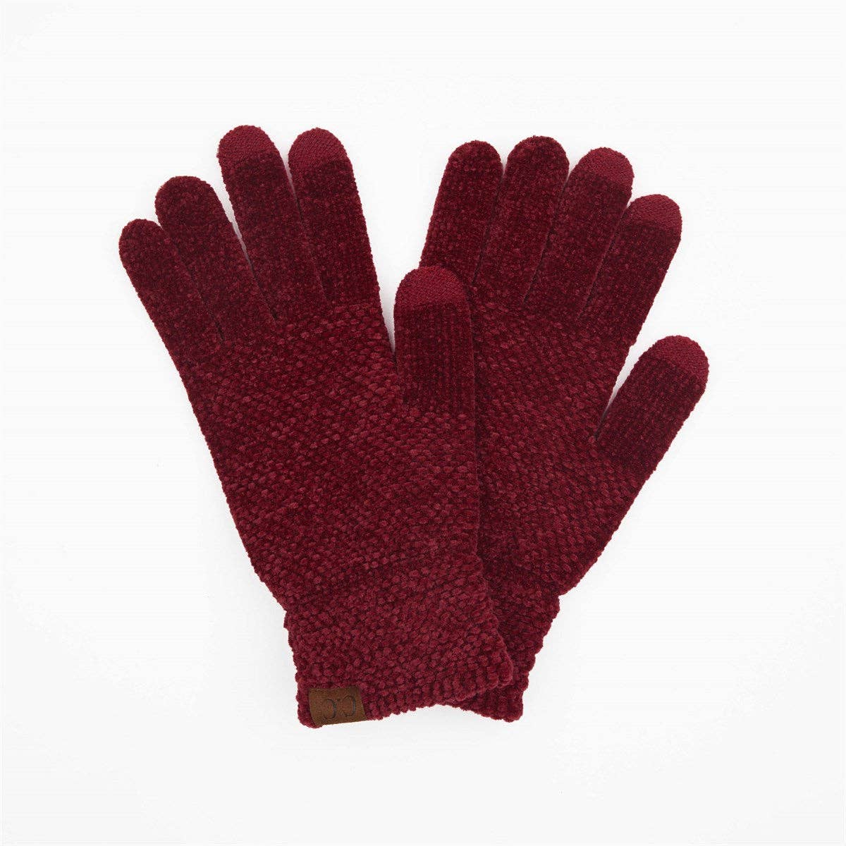 CC Chenille Touchscreen Glove: Mint