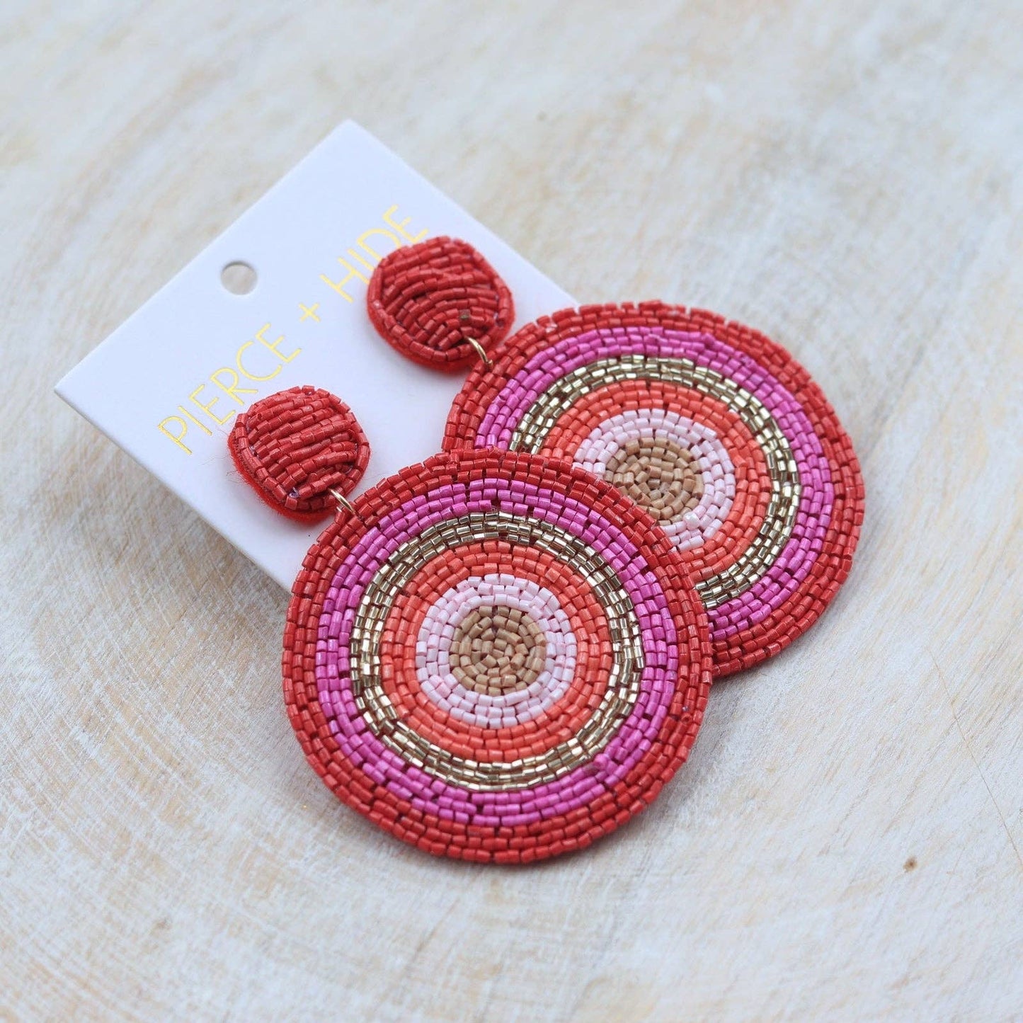 Boho Beaded Disc