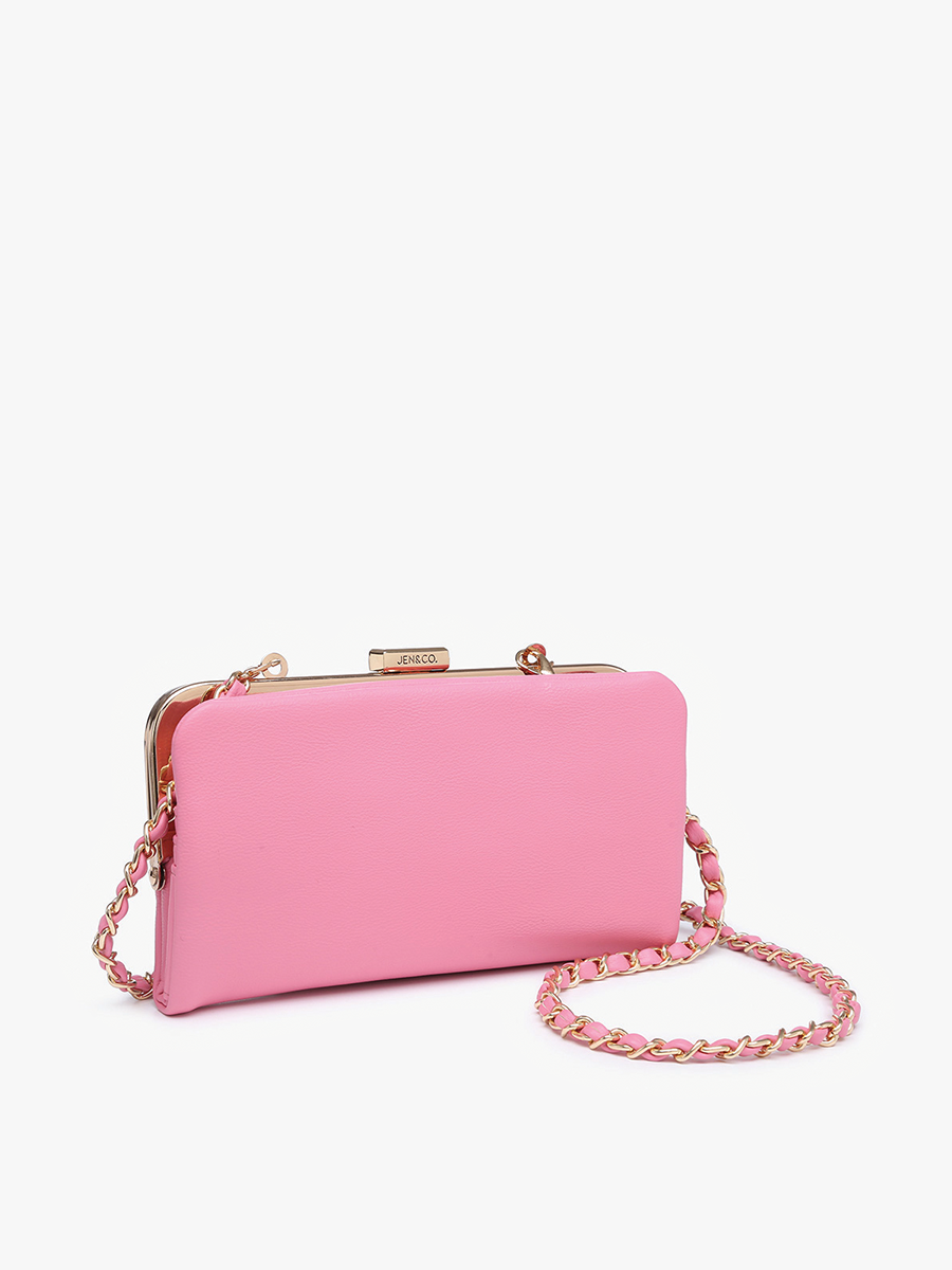 Sue Wallet Pouch Crossbody: Gold-FSB