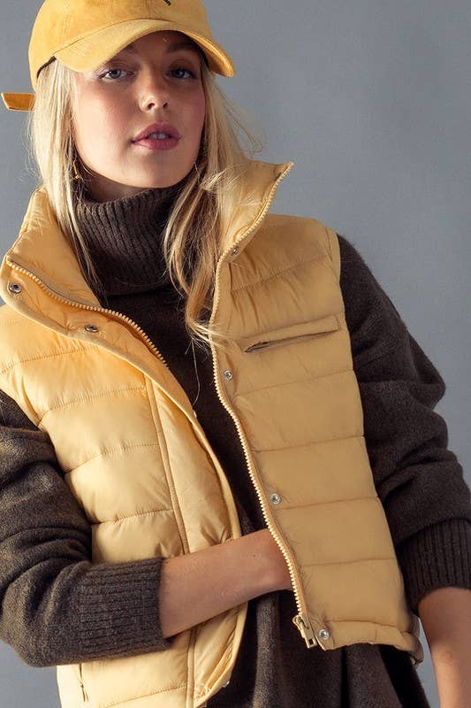 Quilted Puffer Vest