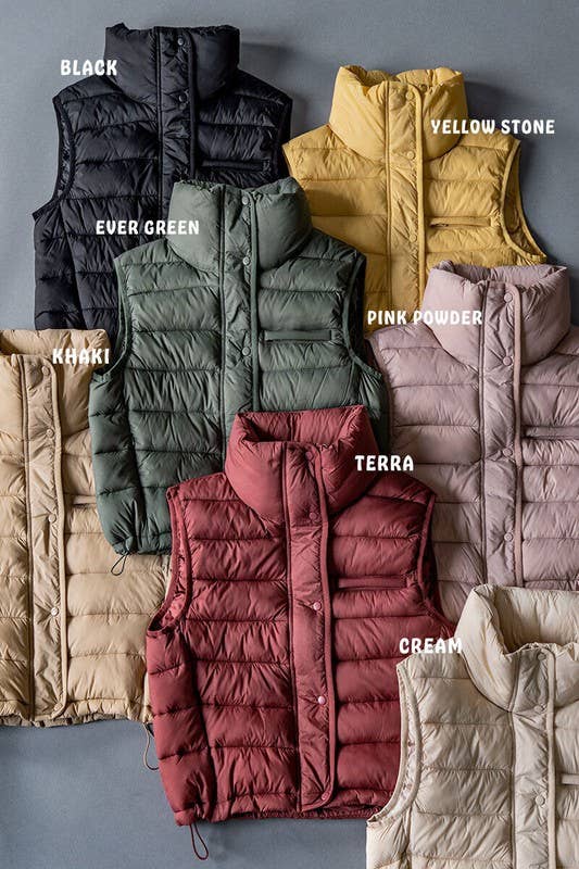 Quilted Puffer Vest