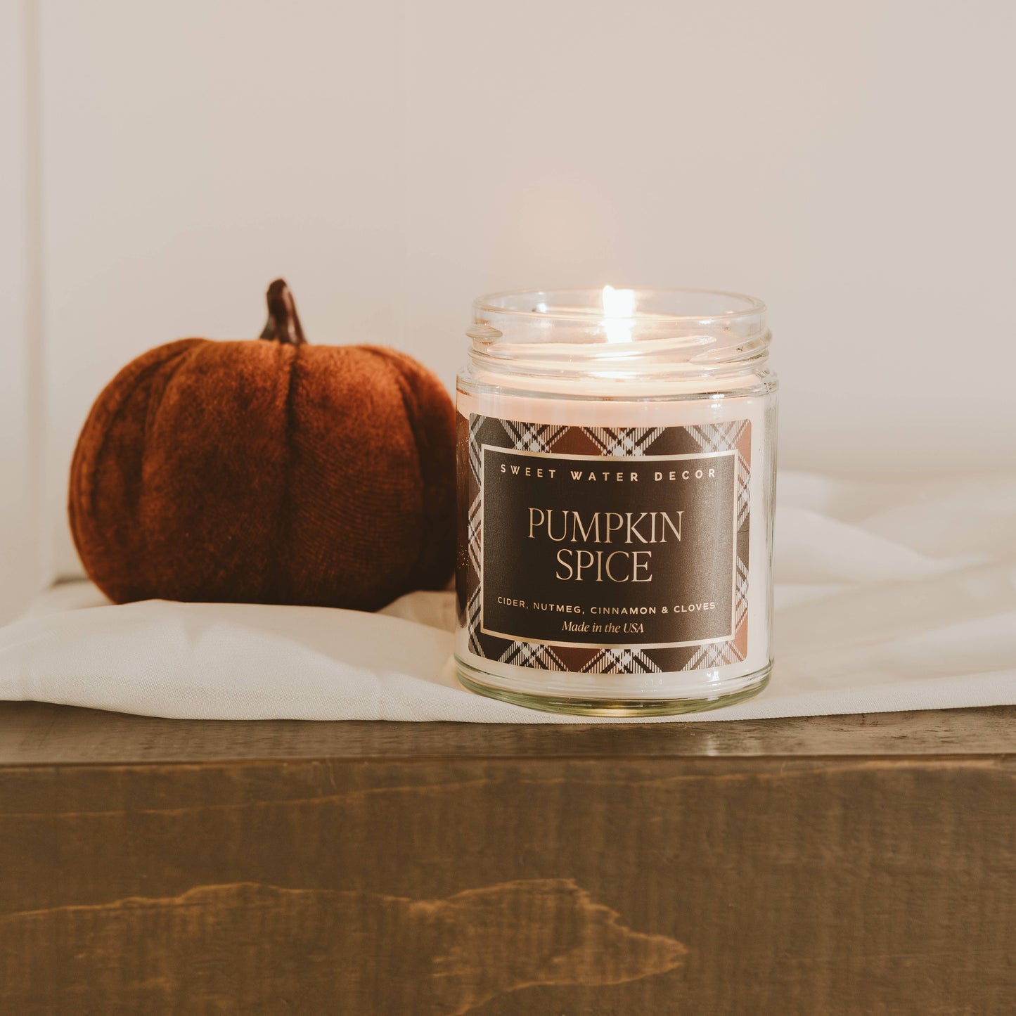 Pumpkin Spice 9 oz Soy Candle - Fall Decor