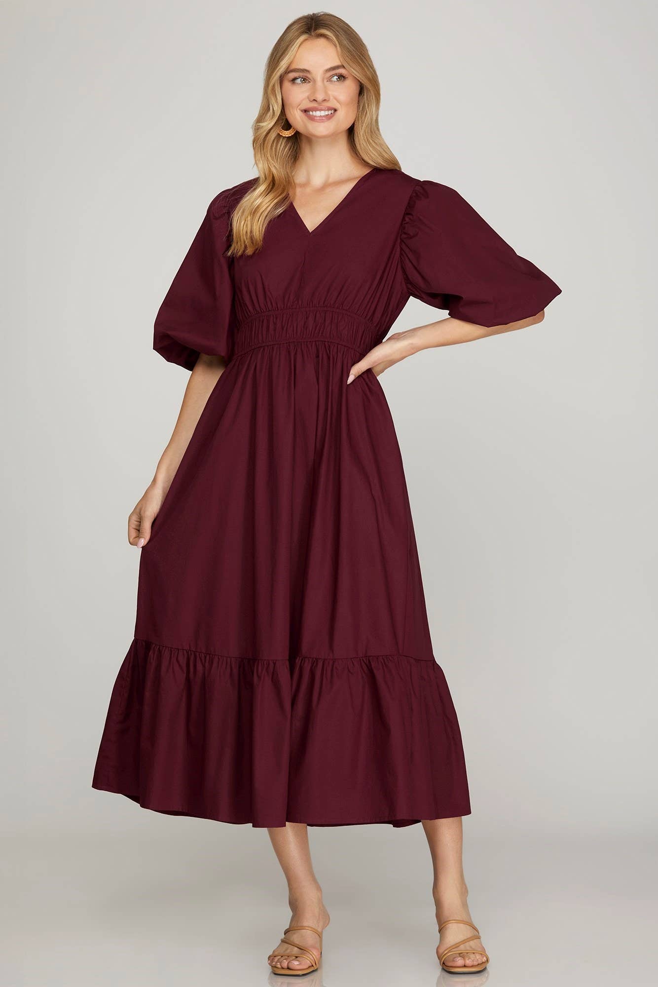 Made in Merlot Dress