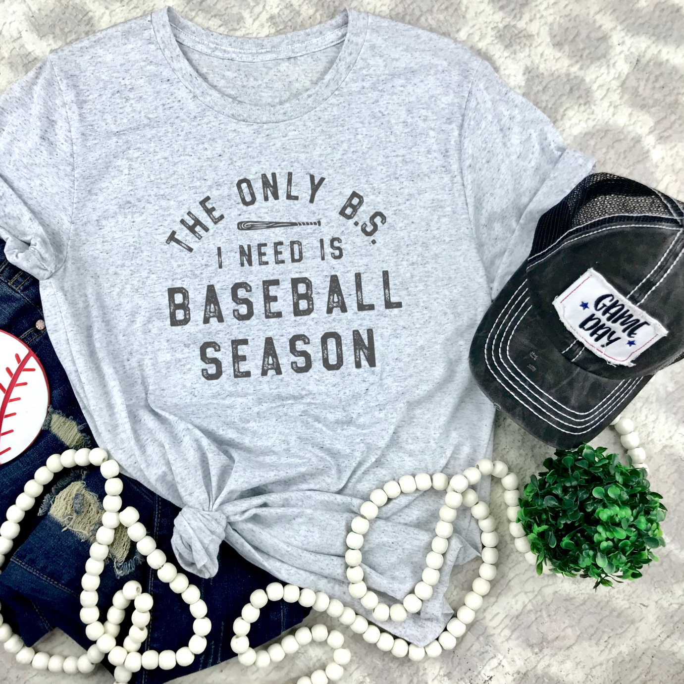 The Only B.S. I Need is Baseball Season Tee