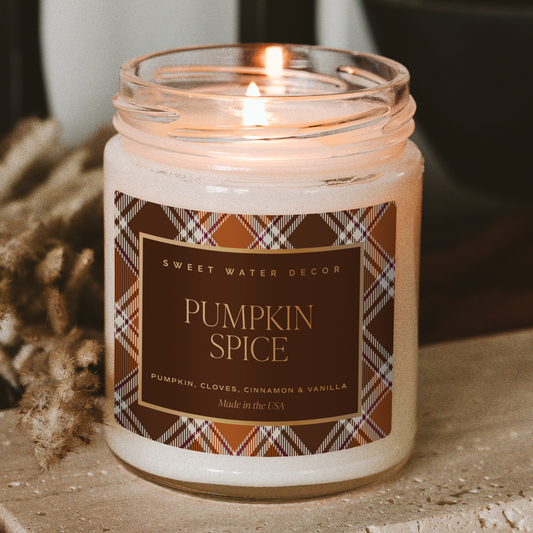 Pumpkin Spice 9 oz Soy Candle - Fall Decor