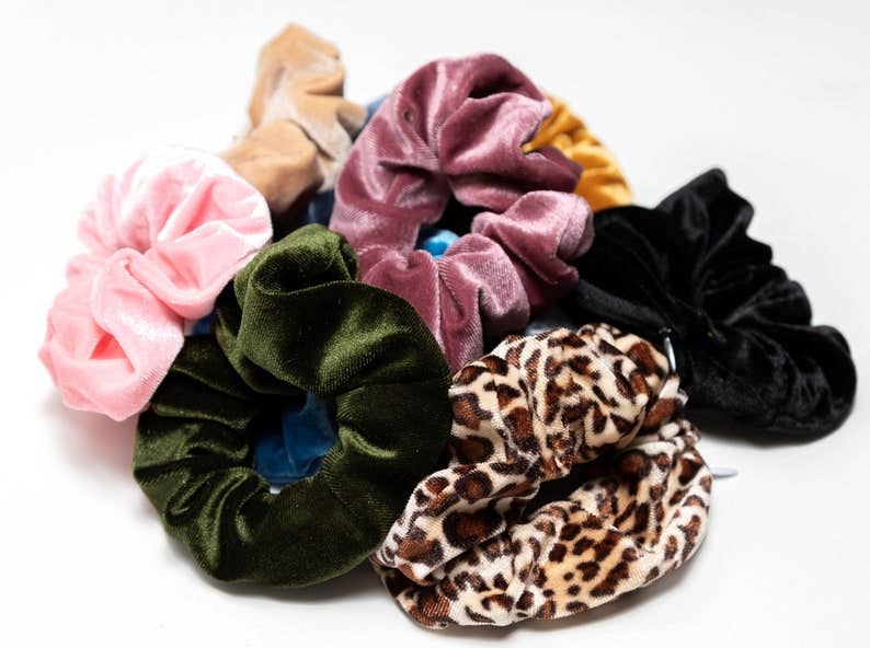Zip Scrunchie, Stash Scrunchie: Mustard