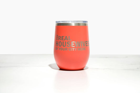 Real Housewives of Lexington Wine Tumbler: Coral